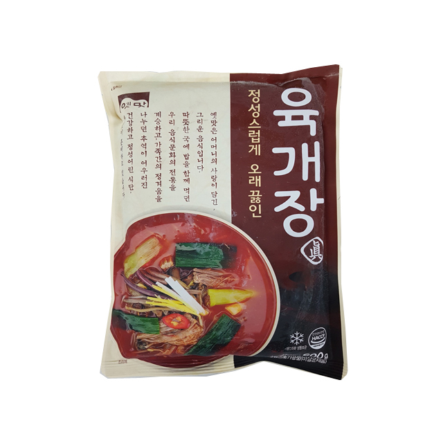 [고향] 냉동식품 추천 육개장600gx25ea 1box